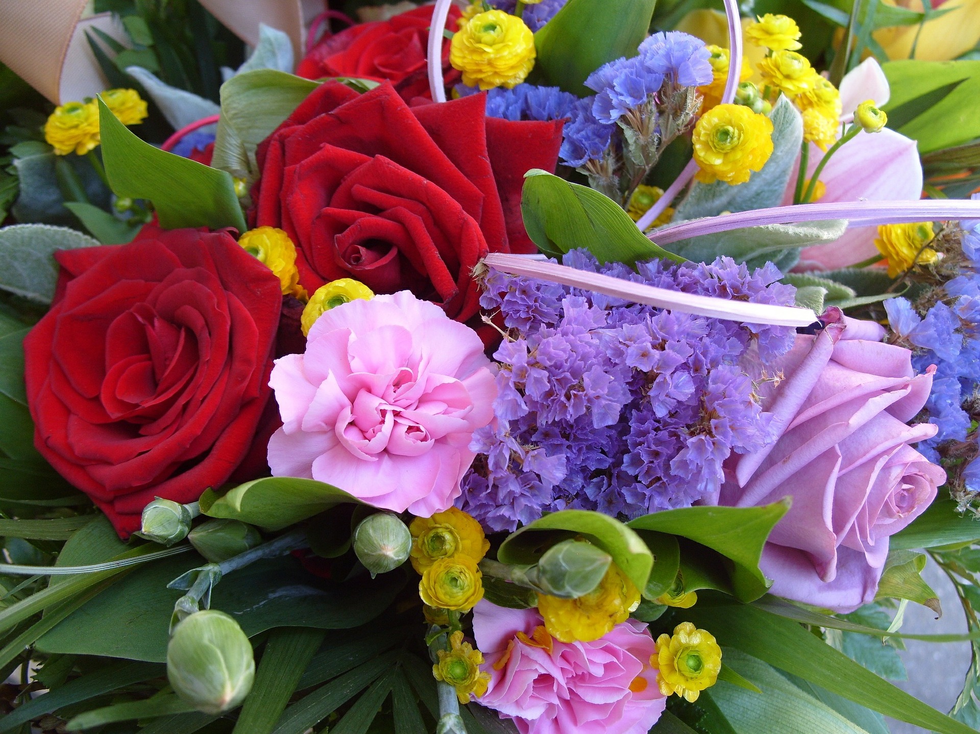 tesco gave bunches of flowers